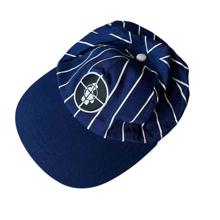 [BUNJANG] Vintage 90s Public Enemy Striped Cap / 빈티지 90s Public Enemy 스트라이프 캡