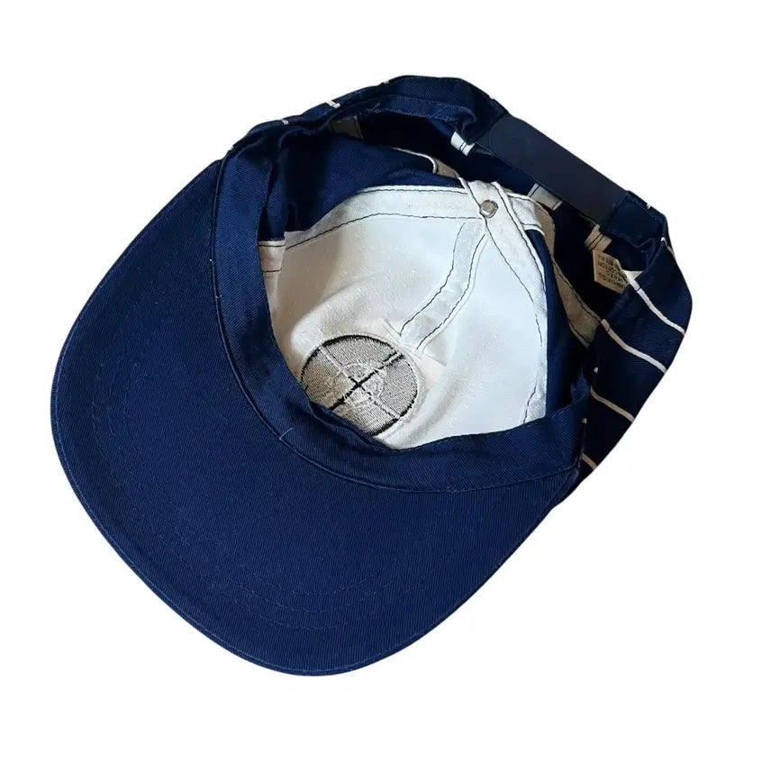 [BUNJANG] Vintage 90s Public Enemy Striped Cap / 빈티지 90s Public Enemy 스트라이프 캡
