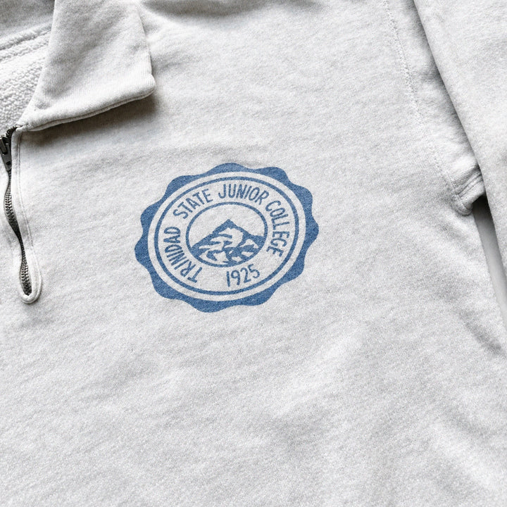 [BUNJANG] 1950s Trinidad State Junior College 1/4 Zip-Up Sweatshirt (100-105) / 50s 빈티지 1/4 Zip-Up 스웻셔츠 100~105