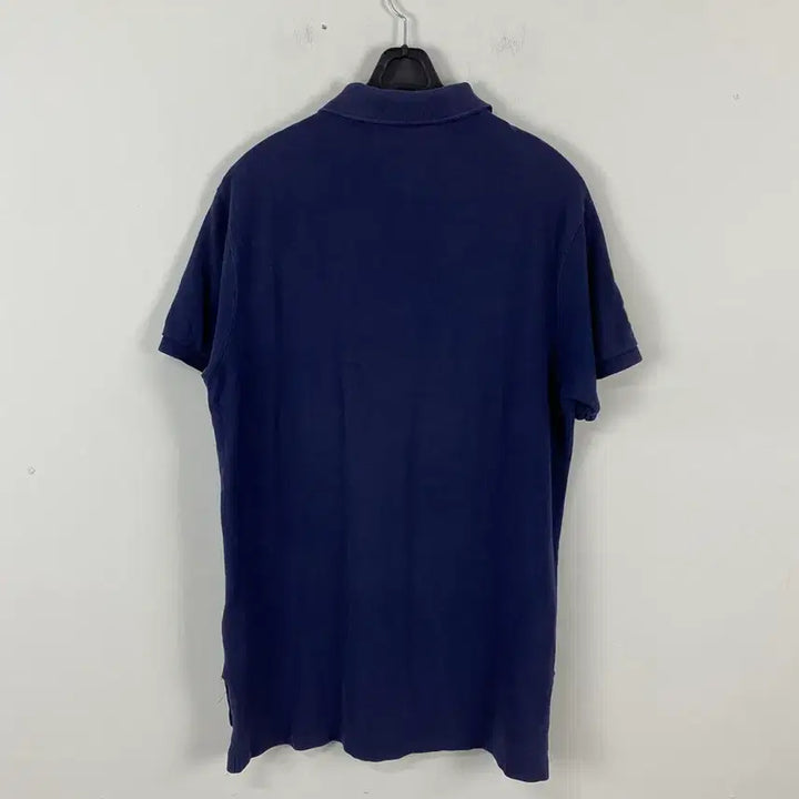 [BUNJANG] Polo Ralph Lauren Triple Pony Navy Polo Shirt L / 폴로 랄프로렌 트리플포니 네이비 카라티 L