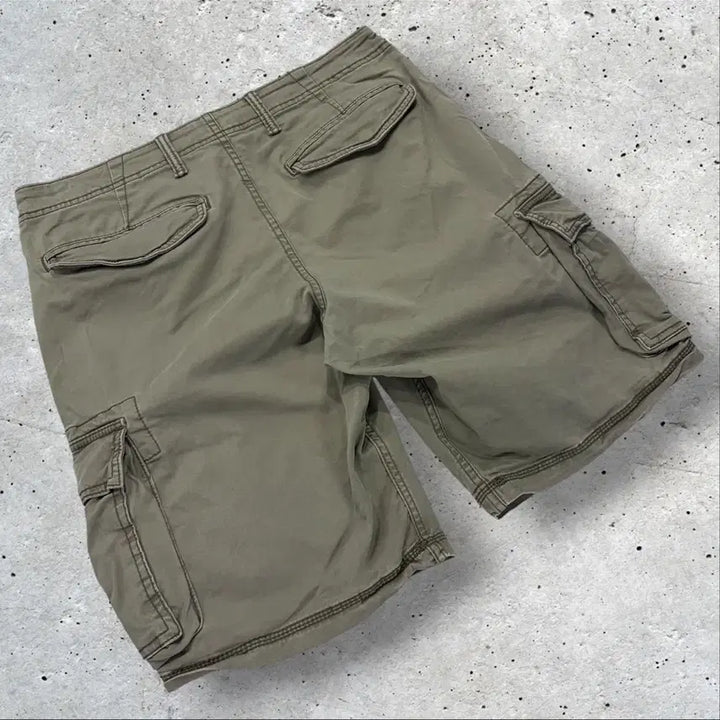 [BUNJANG] GAP Regular Fit Cargo Shorts Olive / [31] GAP 갭 레귤러핏 카고 반바지 올리브 팬츠