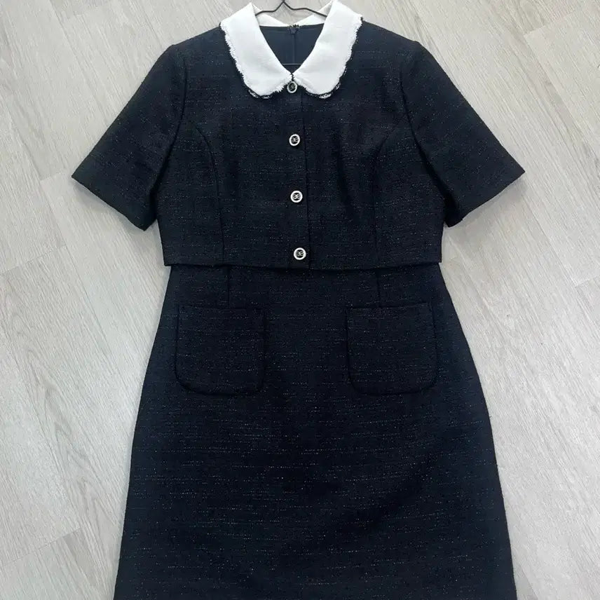 [BUNJANG] Roem Tweed Dress / 로엠트위드원피스하객룩원피스
