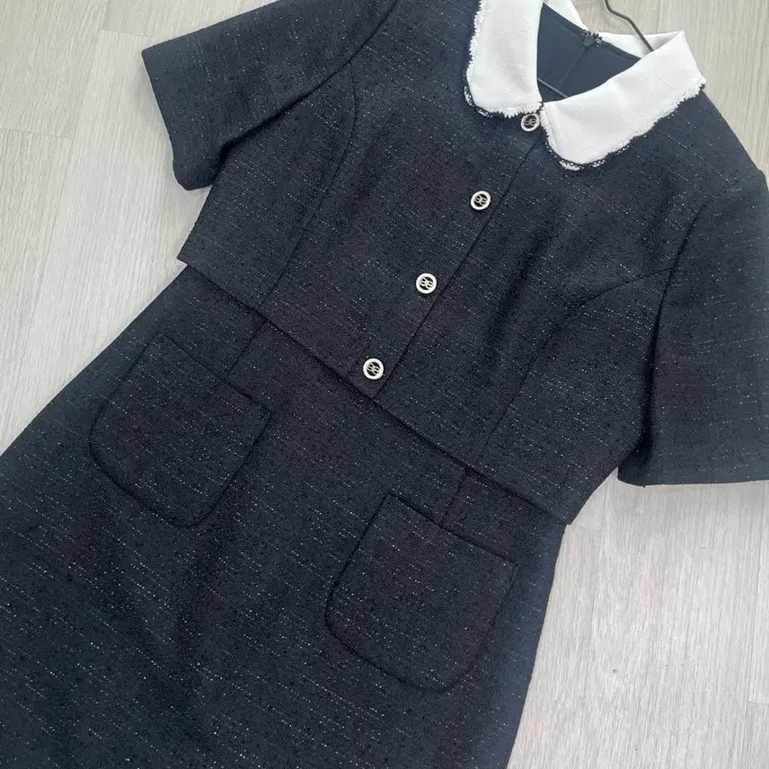 [BUNJANG] Roem Tweed Dress / 로엠트위드원피스하객룩원피스