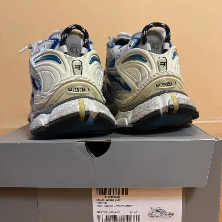 [BUNJANG] Balenciaga New Runner Sneakers Blue Size 43 / 발렌시아가 뉴러너 블루 43