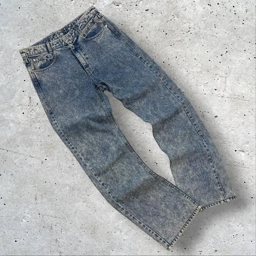 [BUNJANG] Wooyoungmi 22s Washed Denim Pants / [46] 22s 우영미 데님 워싱 청바지 팬츠