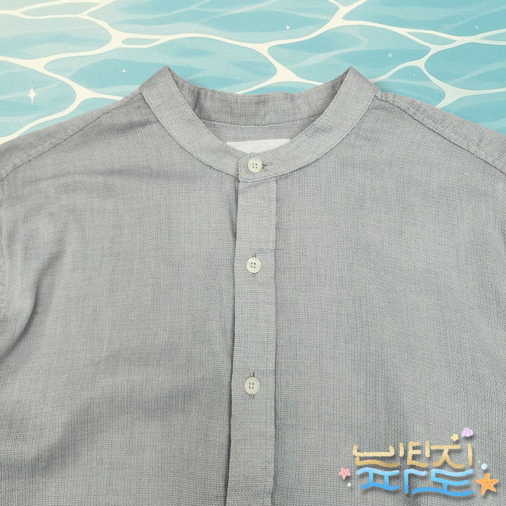 [BUNJANG] 110 Series Henley Neck Shirt / 110 시리즈 헨리넥 셔츠
