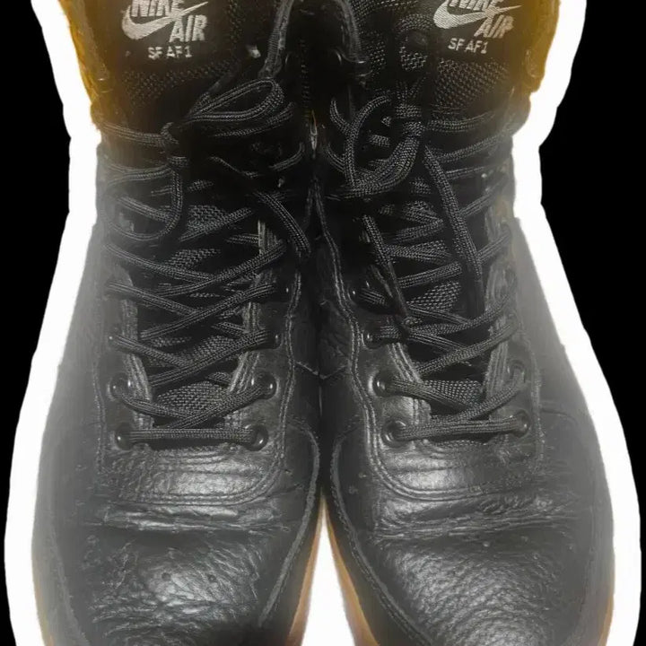 [BUNJANG] Nike SF Air Force 1 Mid Black Gumsole / 나이키 SF 에어포스1 미드 블랙 검솔