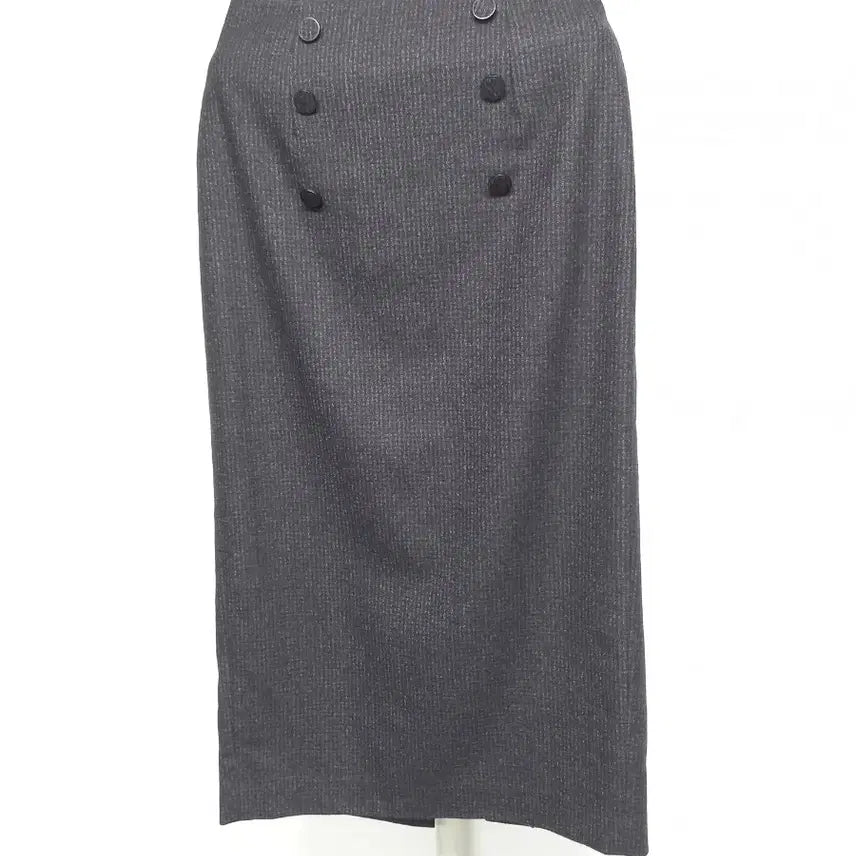 [BUNJANG] The Izzat Collection Wool H-Line Long Skirt (New) / 새 더 아이잗바바 컬렉션 춘추동 모 H라인 롱 스커트 55