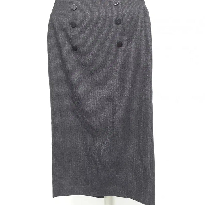 [BUNJANG] The Izzat Collection Wool H-Line Long Skirt (New) / 새 더 아이잗바바 컬렉션 춘추동 모 H라인 롱 스커트 55