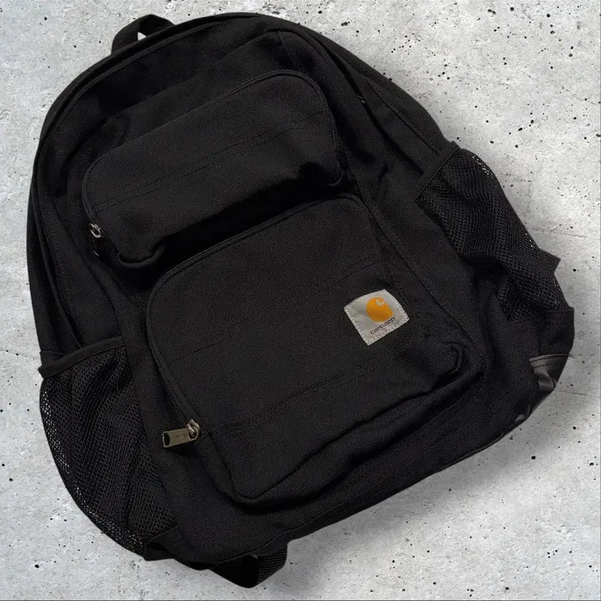 [BUNJANG] Carhartt Legacy Black Backpack / 칼하트 레거쉬 블랙 백팩 가방