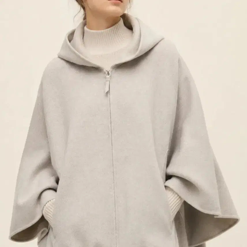 [BUNJANG] TIME Handmade Wool Cashmere Hooded Jacket / 타임(TIME) 핸드메이드 울 캐시미어 후드 자켓 (FREE 오버핏)
