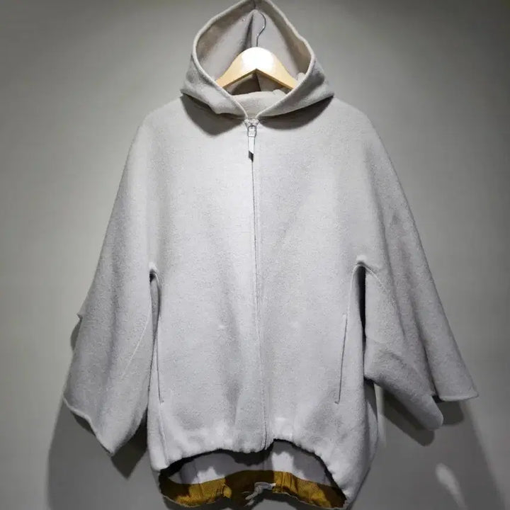 [BUNJANG] TIME Handmade Wool Cashmere Hooded Jacket / 타임(TIME) 핸드메이드 울 캐시미어 후드 자켓 (FREE 오버핏)