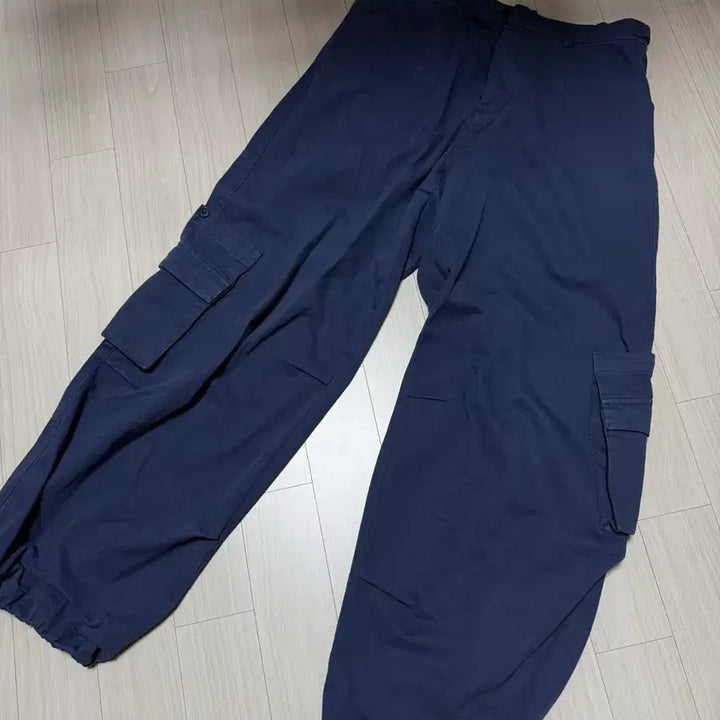 [BUNJANG] HAECHINGROOM Cargo Chino Pants French Blue L / 해칭룸 카고 치노팬츠 프렌치 블루 L