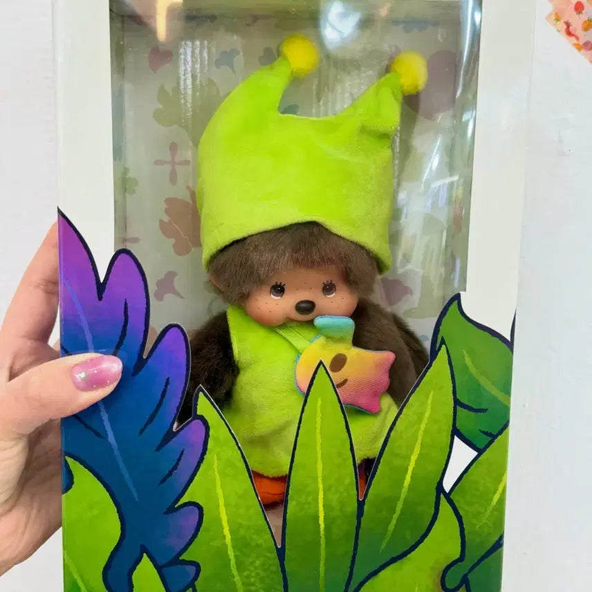 [BUNJANG] Greeny Artist Collaboration Monchhichi Doll (Thailand Exclusive) / 태국 한정판 그리니 작가 콜라보 그리니 몬치치 인형