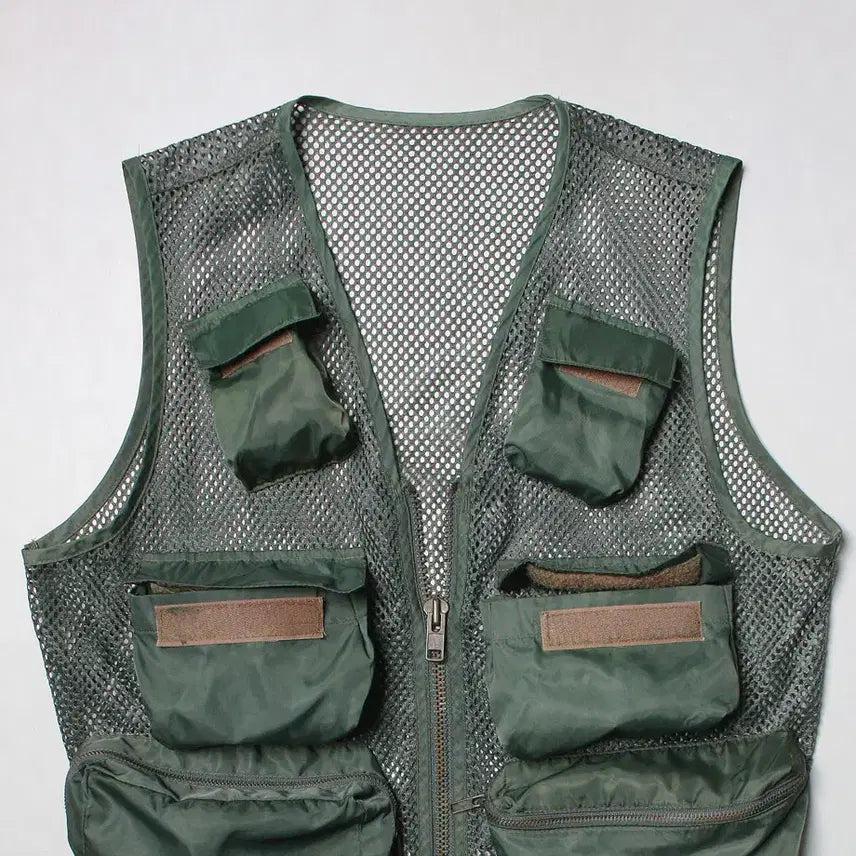 [BUNJANG] Vest Jacket Cropped Fit Size 100 / 100 입체포켓 베스트재킷 크롭핏 755