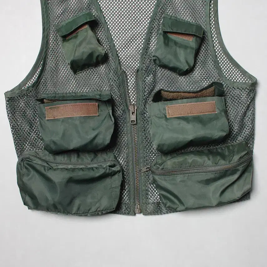 [BUNJANG] Vest Jacket Cropped Fit Size 100 / 100 입체포켓 베스트재킷 크롭핏 755