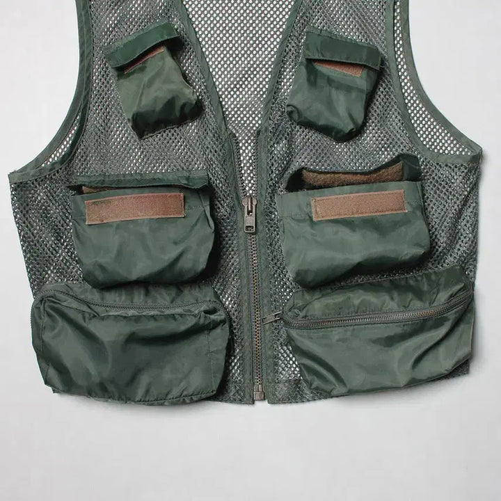 [BUNJANG] Vest Jacket Cropped Fit Size 100 / 100 입체포켓 베스트재킷 크롭핏 755