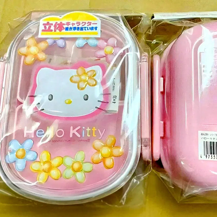 [BUNJANG] Sanrio Hello Kitty Storage Box &amp; Lunch Box / 카오하나 키티 수납함, 키티 보관함, 키티 도시락