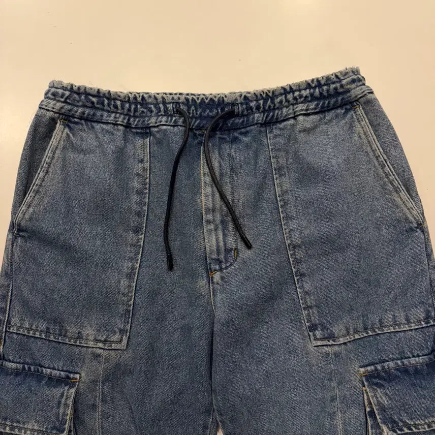 [BUNJANG] Juun.J 20s Denim Cargo Jogger Pants Size 48 / [46] 20s 준지 데님 카고 조거팬츠 E26