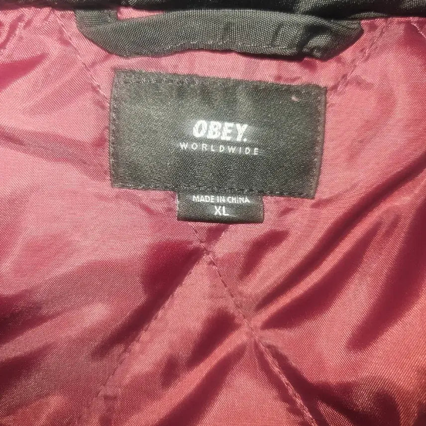 [BUNJANG] OBEY Black Coat / OBEY 오베이 블랙 코트