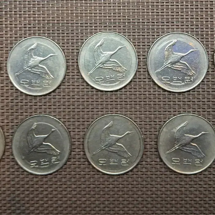 [BUNJANG] 1999 500 Won Coin Bundle Set (10 coins) / 1999년 500원 동전 10개 일괄
