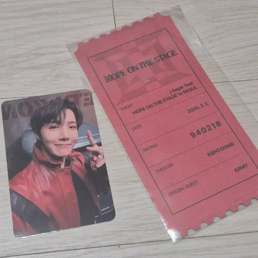 [BUNJANG] BTS J-Hope Gwangju Concert Photocard / 제이홉 광주 콘서트 포토카드