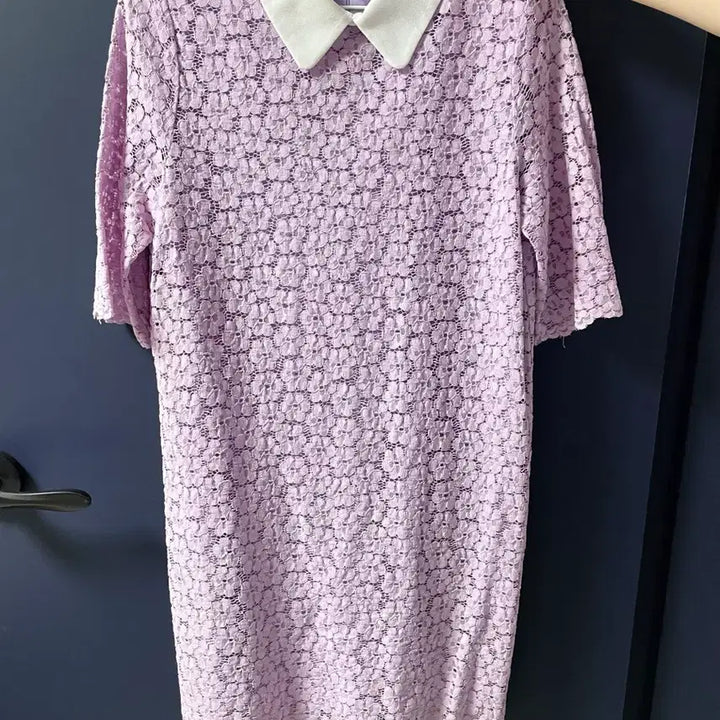 [BUNJANG] Floral Print Lace Dress Skirt / 레이스 원피스 꽃무늬 치마