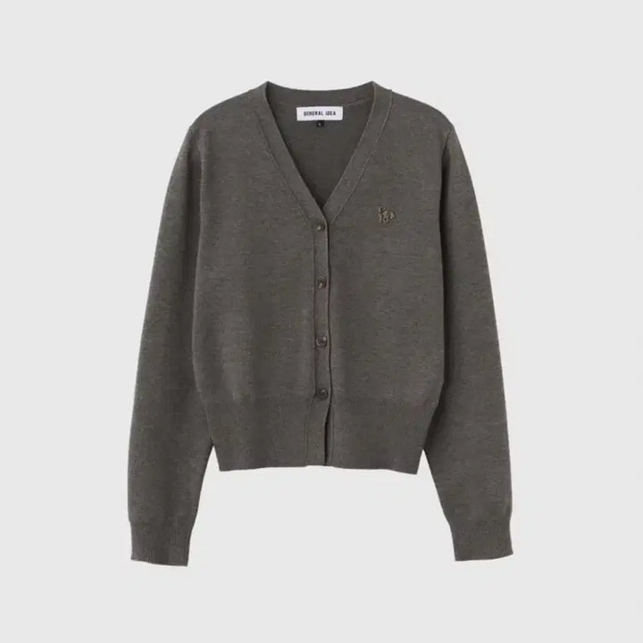 [BUNJANG] General Idea Essential Cardigan Charcoal S / [새제품] 제네럴아이디어 GNRL 에센셜 가디건