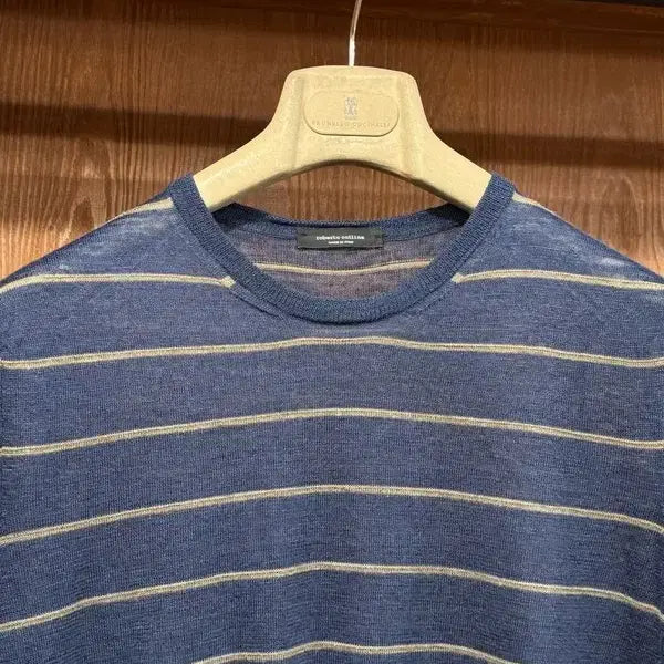 [BUNJANG] Roberto Collina Summer Knit Linen Blend Top Size 100 / 로베르토꼴리나 썸머니트 100