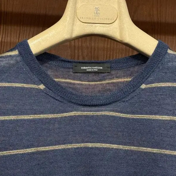 [BUNJANG] Roberto Collina Summer Knit Linen Blend Top Size 100 / 로베르토꼴리나 썸머니트 100