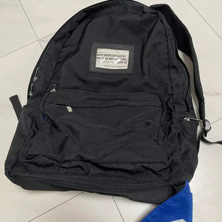 [BUNJANG] Ader Error Black Backpack / 아더에러 블랙 백팩 가방