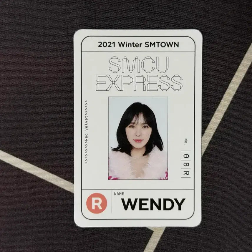[BUNJANG] Red Velvet Wendy SMTOWN SMCU Express Passcard Photocard / 2021 smtown smcu express 레드벨벳 패스카드 웬디 포카