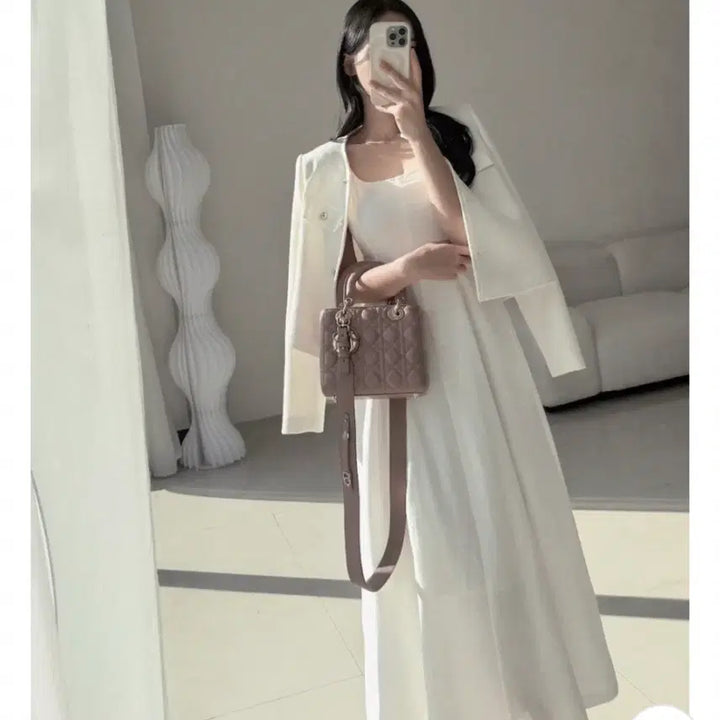 [BUNJANG] Hepburn Style Long Dress / 햅번원피스