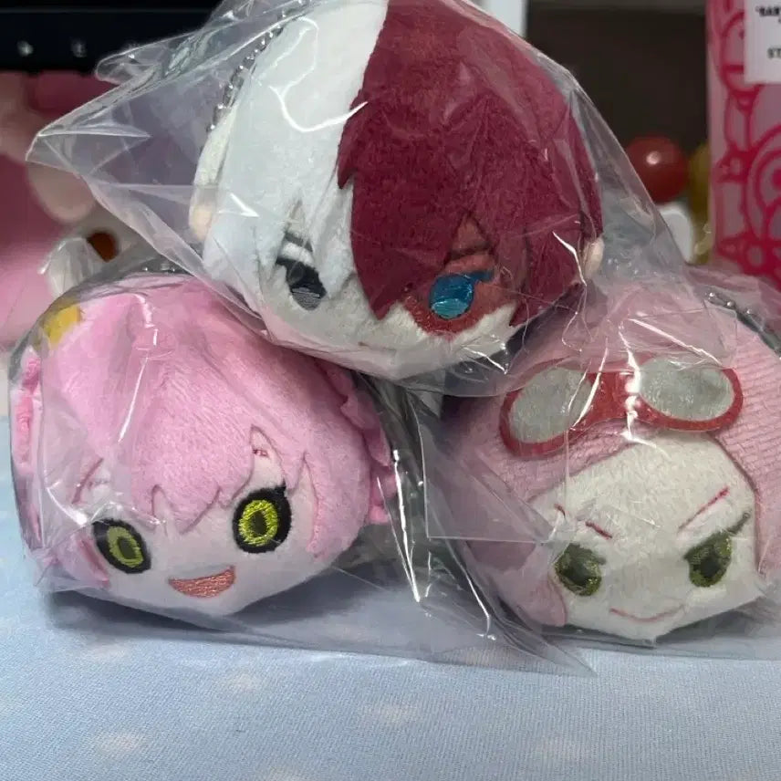 [BUNJANG] My Hero Academia Naha Mochi Mochi Mascot Todoroki Mina Mei Bundle Set / 히로아카 나히아 모찌모찌 누이 마스코트 토도로키 미나 메이 일괄판매