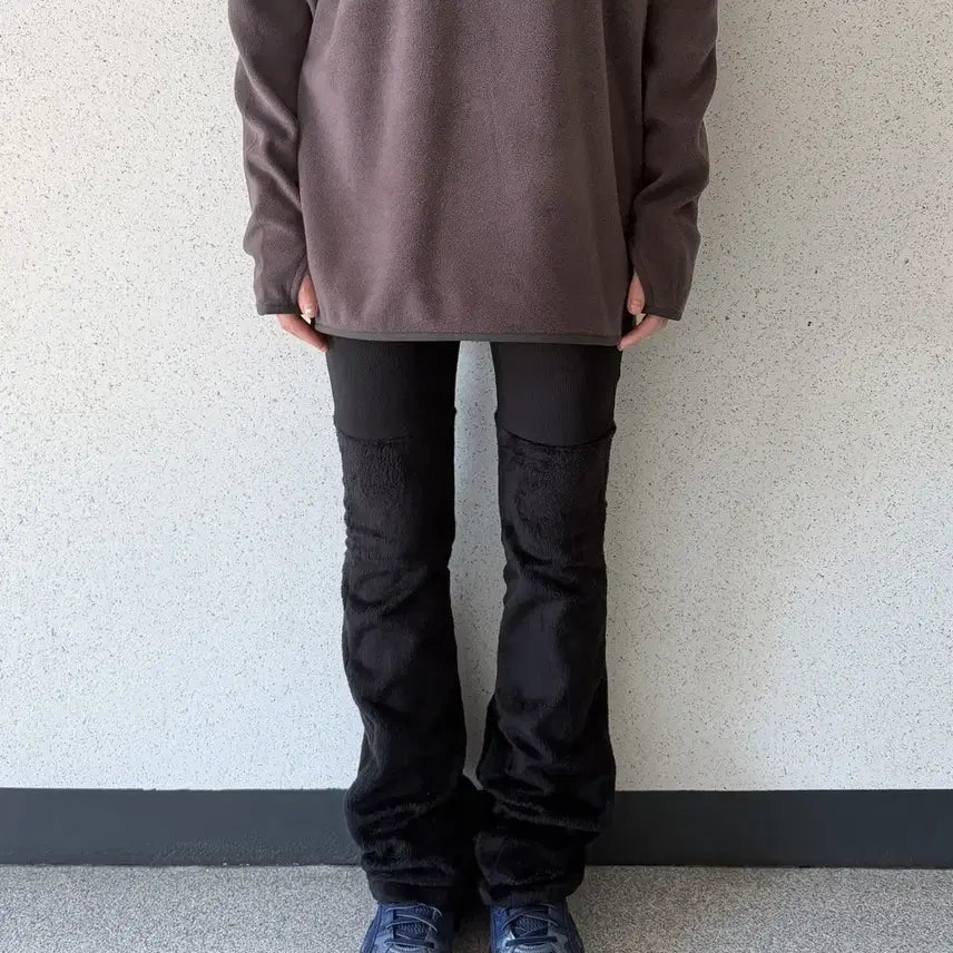 [BUNJANG] Jichoi Micro Polar Fleece Hoodie Espresso Size 1 / 지초이 jichoi 25-004 마이크로 폴라 플리스 후드 에스프레소