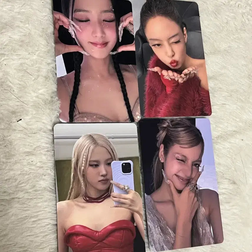 [BUNJANG] Blackpink Lucky Draw Set Photocard / 블랙핑크 BLACKPINK 예약 특전 포카 세트 팝머치
