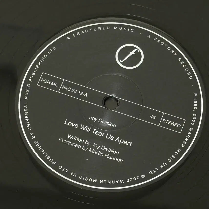 [BUNJANG] Joy Division Love Will Tear Us Apart (2020 Remaster) LP Vinyl / (택포) 조이 디비전 LP 바이닐