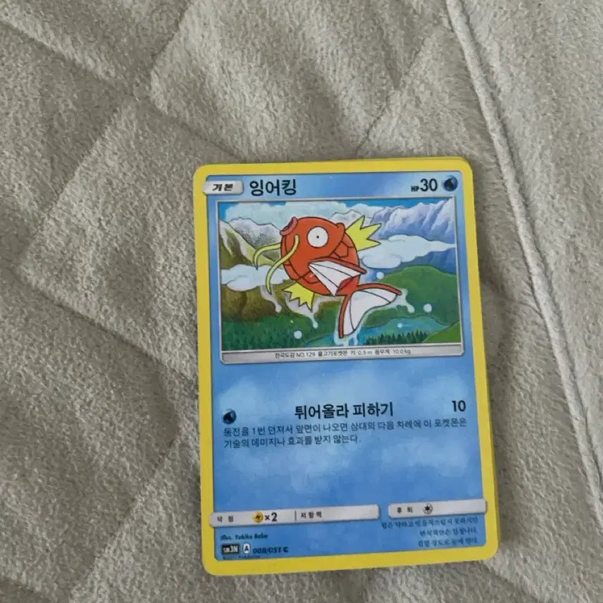 [BUNJANG] Pokemon Magikarp Base Card / 포켓몬 카드 잉어킹 기본