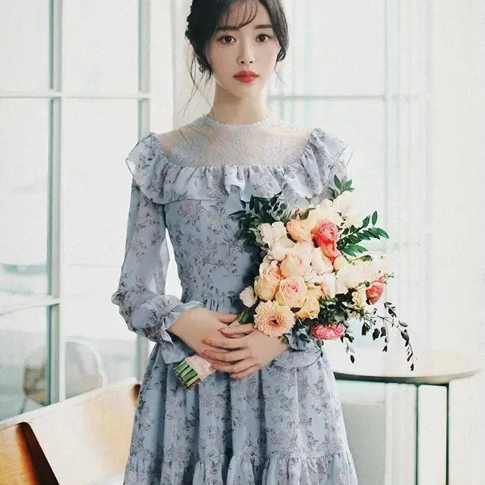 [BUNJANG] Milkcocoa Emily Flower Mini Dress / 밀크코코아 Emily flower mini dress