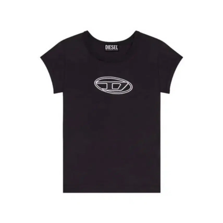 [BUNJANG] Diesel T-Anzi Picaboo Logo T-Shirt Black / 디젤 T-안지 피카부 로고 티셔츠 블랙