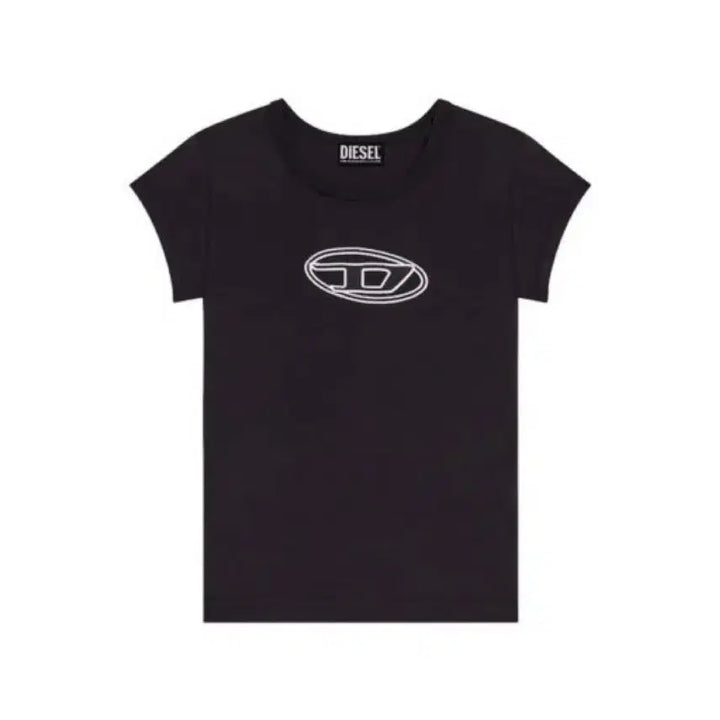[BUNJANG] Diesel T-Anzi Picaboo Logo T-Shirt Black / 디젤 T-안지 피카부 로고 티셔츠 블랙