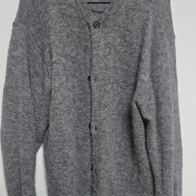 [BUNJANG] STU Round Neck Cardigan Light Grey (L) / STU 라운드넥 가디건 라이트 그레이 (L)