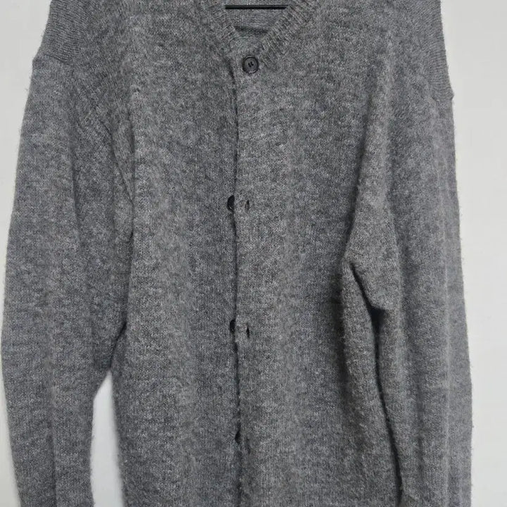 [BUNJANG] STU Round Neck Cardigan Light Grey (L) / STU 라운드넥 가디건 라이트 그레이 (L)