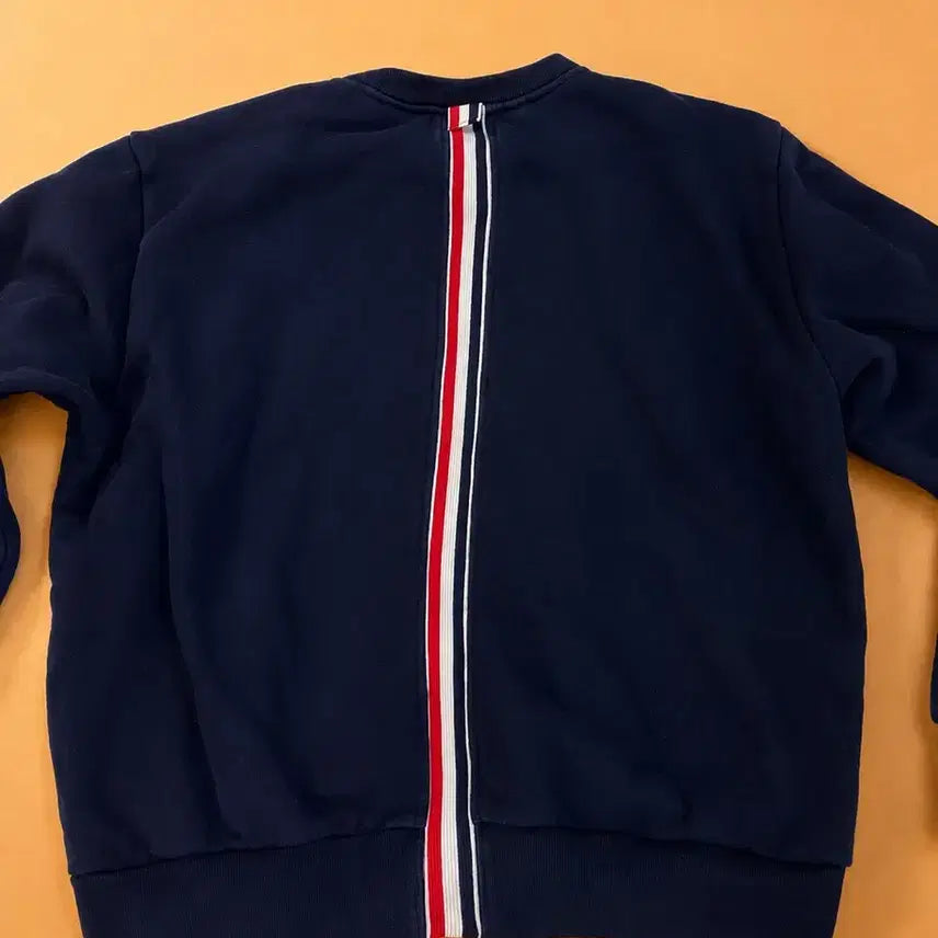[BUNJANG] Thom Browne Navy Back Stripe Sweatshirt Size 4 / 정품 최저가 톰브라운 백삼선 맨투맨 네이비 4사이즈