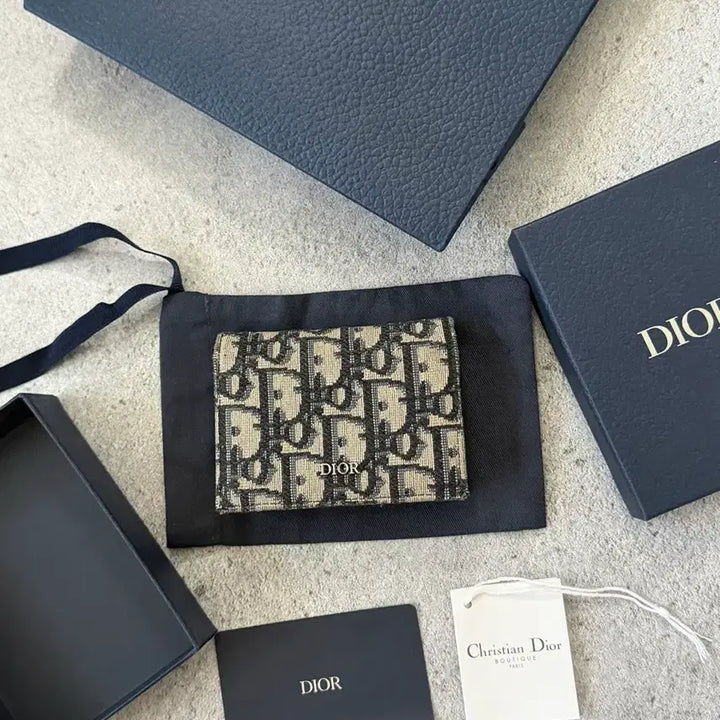 [BUNJANG] Dior Oblique Business Card Holder Wallet / 디올 오블리크 비지니스 카드홀더 지갑