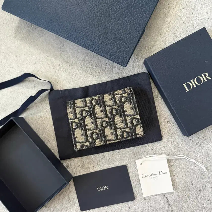 [BUNJANG] Dior Oblique Business Card Holder Wallet / 디올 오블리크 비지니스 카드홀더 지갑