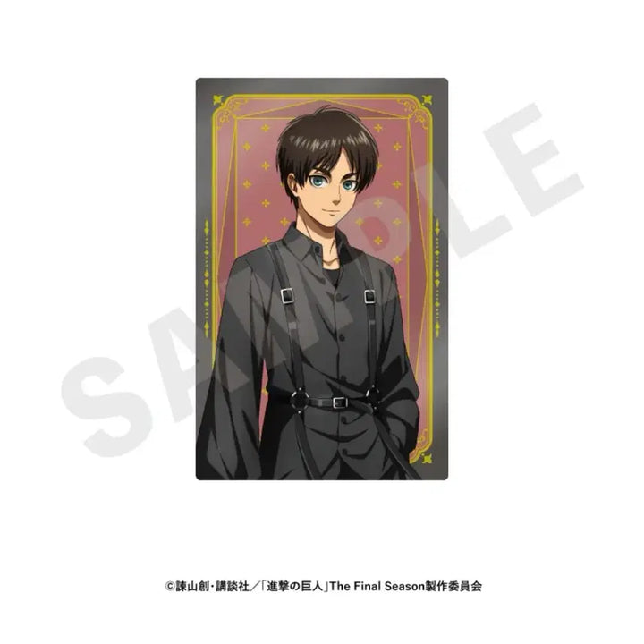 [BUNJANG] Attack on Titan Black Coordi Series Trading Cards Full Set / 전종 풀세트 진격의 거인 블랙 코디 시리즈 트레이딩 반짝이 카드 진격거