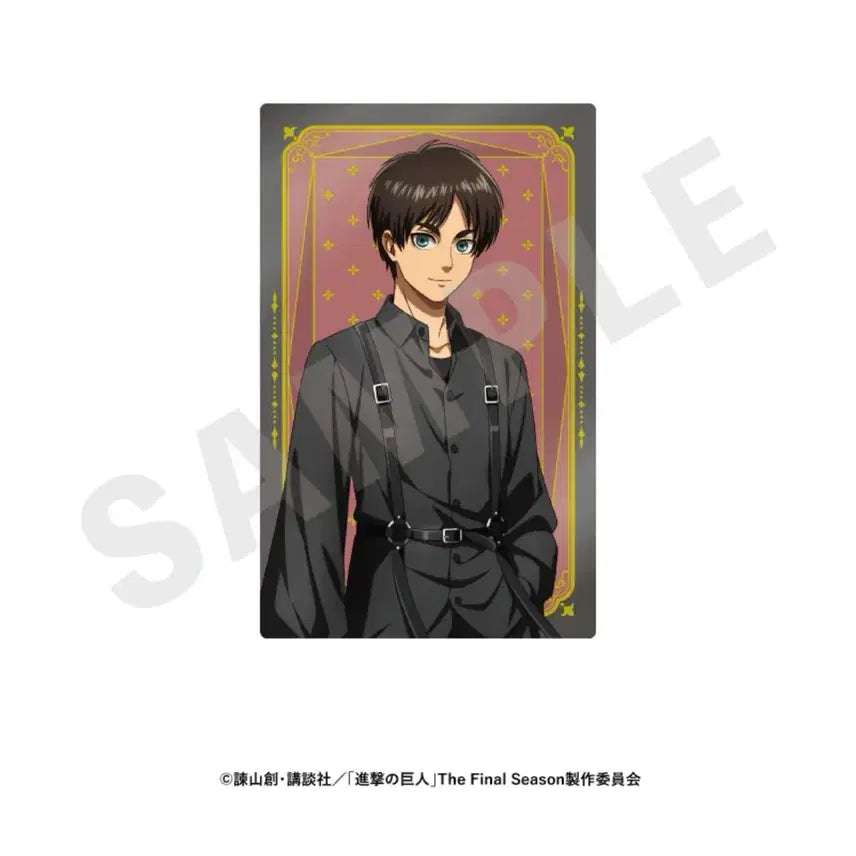 [BUNJANG] Attack on Titan Black Coordi Series Trading Cards Full Set / 전종 풀세트 진격의 거인 블랙 코디 시리즈 트레이딩 반짝이 카드 진격거