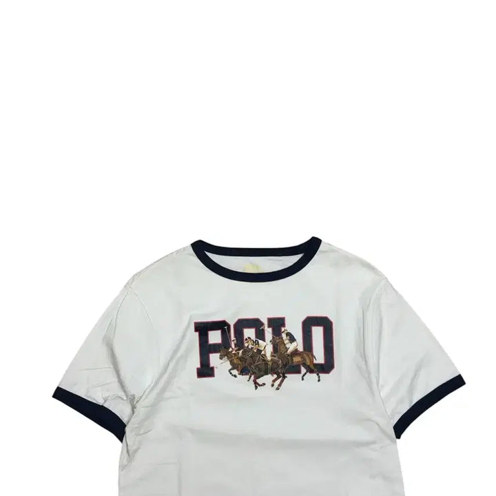[BUNJANG] Polo Ralph Lauren Big Pony Ringer T-Shirt / 폴로 랄프로렌 빅포니 링거 반팔 티셔츠 (큐알인증)