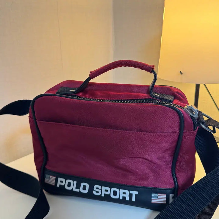 [BUNJANG] Polo Sport Double Pocket Crossbody Bag - Red (OS) / (OS) 폴로 스포츠 더블 포켓 크로스백